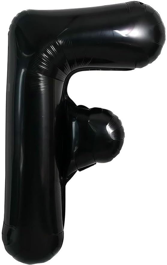 40 Inch Black Letter F Foil Balloon | Large Jumbo, Wedding Birthday Party by Unknown