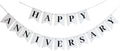 White Happy Anniversary Banner, and Baby Showers by DIADARL