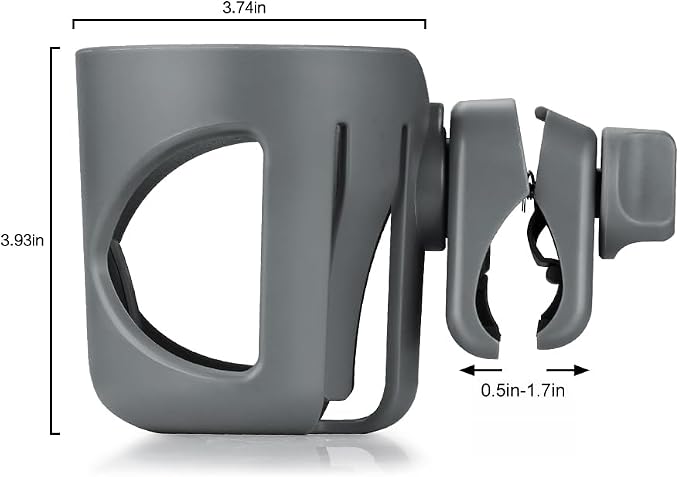 Accmor Stroller Cup Holder, Walker Wheelchair Bike Drinks Holder | Universal - Image 7