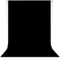 Black Photography Backdrop for Photoshoot, 5x7 FT | Versatile Studio Photo by LYLYCTY