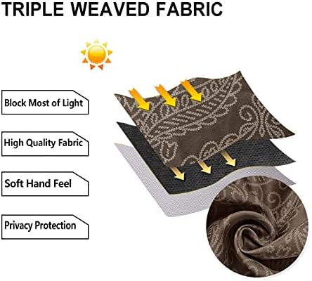 DWCN Ombre Blackout Curtains for Living Room - Image 6
