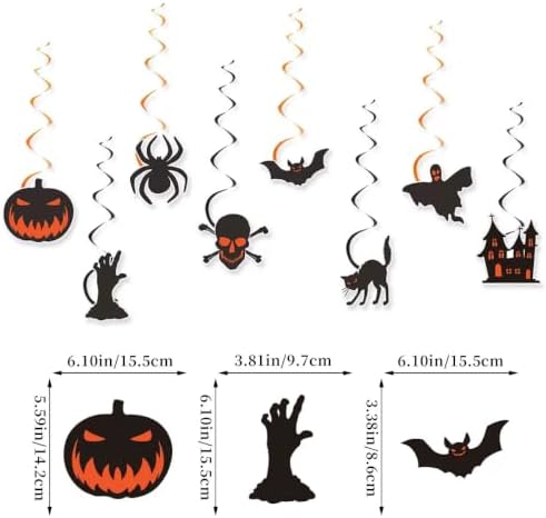 4 Pack Halloween Tablecloth with Banner Hanging Decorations, 54x72 Inch Rectangle Plastic Table Cover Halloween Indoor Outdoor Indoor Decor Party Supplies - Image 5