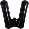 TONIFUL 40 Inch Large Black W Letter Balloon by TONIFUL