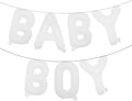 16 inch Baby Boy Girl Banner Foil Letter Balloons Garland by RUIANSI