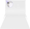 JINSUI White Backdrop Curtain for Photoshoot, Large Fabric 10x20 ft | Thick by JINSUI