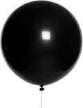 Black Balloons Party Decorations 10 Pack 36 inch Round Halloween Latex Balloons by BOMSI