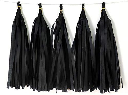 9.8in Tissue Paper Tassel DIY Hanging Paper Decorations Party Garland by Binpeng