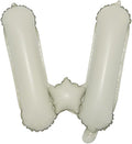 16 inch Cream Letter A to Z Alphabet Number 0-9 Foil Balloons Letter Birthday by RUIANSI