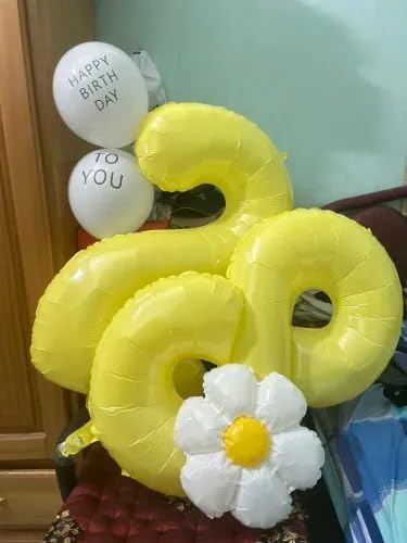 Yellow 0 Balloon - Image 7