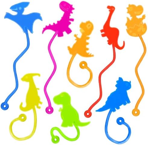 30 PCS Sticky Hands Bulk Dinosaur Party Favors for Kids 4-8,8-12 Year Stretchy Sticky Hand Feet Goodie Bags Stuffers for Kids Small Mini Classroom Prizes End of Year Student Gifts Birthday Trinkets by DODOLOL
