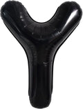 TONIFUL 40 Inch Large Black Y Letter Balloon by TONIFUL
