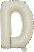 16 inch Cream Letter A to Z Alphabet Number 0-9 Foil Balloons Letter Birthday by RUIANSI