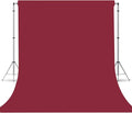 Burgundy Photography Backdrop for Photoshoot, Fabric 10x10ft | Versatile Studio by TERSUM