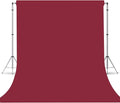 Burgundy Photography Backdrop for Photoshoot, Fabric 6x9ft | Versatile Studio by TERSUM