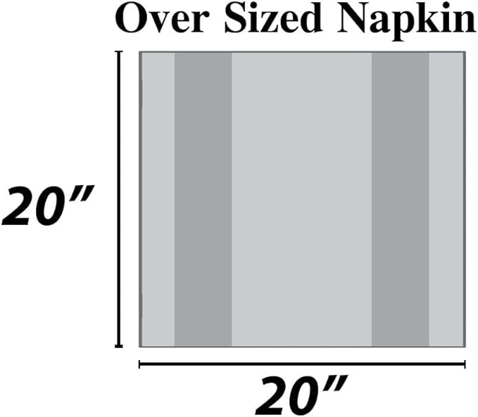 Urban Villa Easter Napkins Aqua Color Cloth Napkins (Set of 12) Oversized 20x20 Inches 100% Cotton Slub Premium Quality Soft Durable with Mitered Corners Reusable Washable Everyday Use Napkins