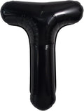 TONIFUL 40 Inch Large Black T Letter Balloon by TONIFUL