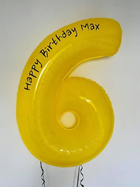 Yellow Number 3 Balloon 40 Inch - Image 3