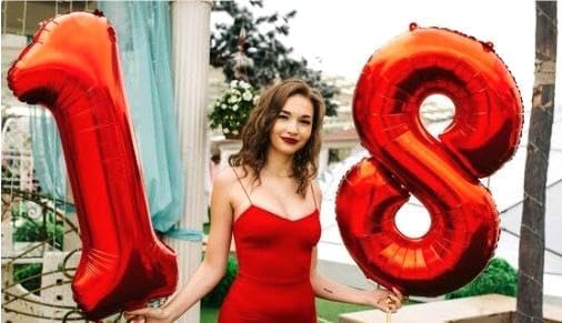 Red Number 8 Balloon 40 inch, Balloon numbers party supplies, deco photo shoot - Image 5
