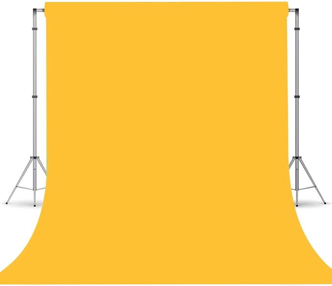 Yellow Photography Backdrop for Photoshoot, Fabric 10x20ft | Versatile Studio by TERSUM