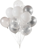 Balloonify 12 Inch Confetti Balloons, 19 Party Balloons by Restaurantware