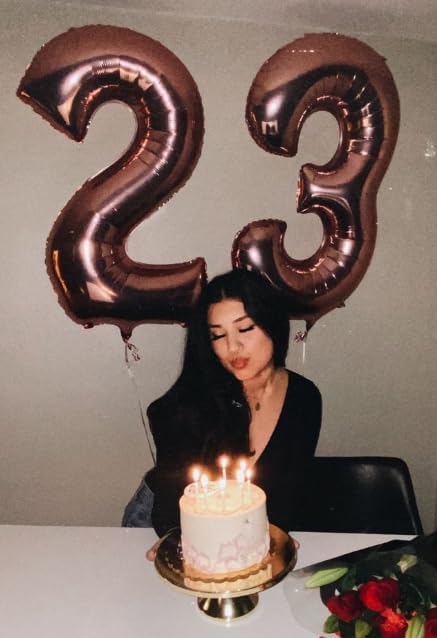 Coffee Brown Number 9 Balloon 40 inch, Birthday Party Balloons Decorations | - Image 5