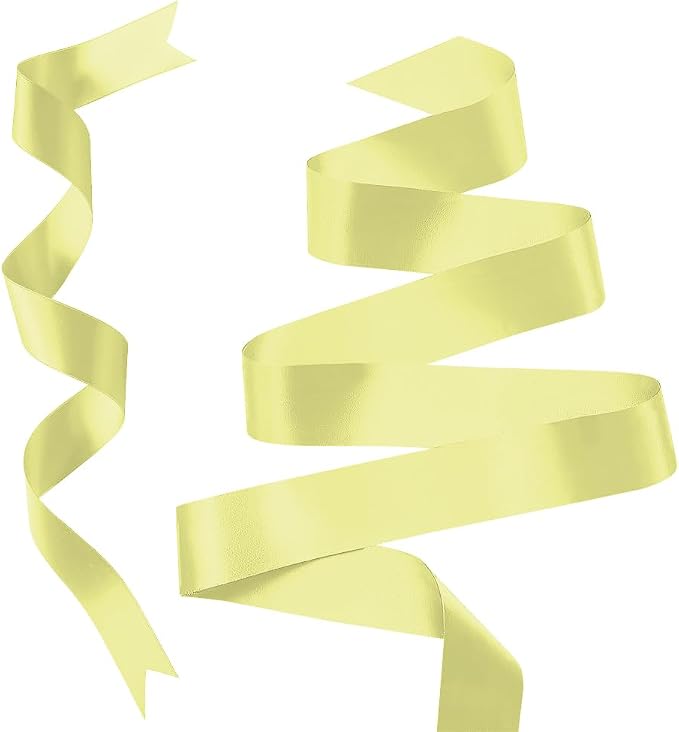 Yellow Ribbon Satin Ribbon 1 Inch 25 Yards Ribbons - Image 3