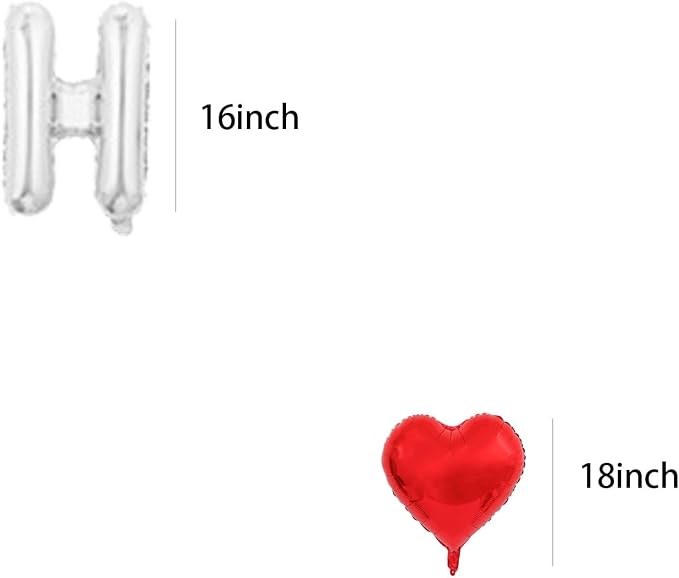 Happy Anniversary Balloon Banner Love Balloon Anniversary Party Balloon - Image 4