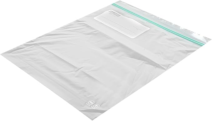 Restaurantware Bag Tek 2 Gallon Storage Zip Bags 25 Disposable Zipper Pouch Bags - Image 12