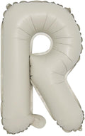 16 inch Cream Letter A to Z Alphabet Number 0-9 Foil Balloons Letter Birthday by RUIANSI