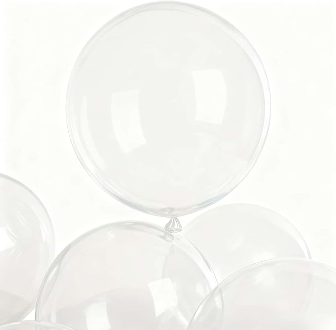 30 Pack Clear Balloons 36 Inch Clear Latex Party Large Balloon Bulk by ZWZLIULIAN