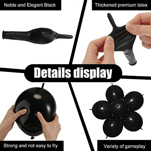 100 Pcs Link Balloon Quick Linking Latex Connected Balloons Linkable - Image 5