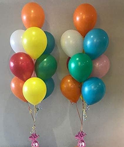 Metallic Plastic Wrapped Balloon Weights Party Decorations 12 Pcs - Image 9