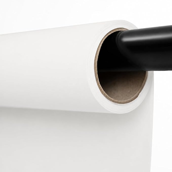 Kate Seamless Paper Backdrop for Photography Solid White Photo Backdrop Paper by KateBackdropforPhotography