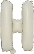 16 inch Cream Letter A to Z Alphabet Number 0-9 Foil Balloons Letter Birthday by RUIANSI