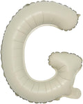 16 inch Cream Letter A to Z Alphabet Number 0-9 Foil Balloons Letter Birthday by RUIANSI