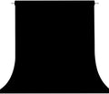 Black Photography Backdrop for Photoshoot, Fabric 10x10ft | Versatile Studio by TERSUM