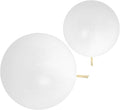 Beavorty 2pcs White Latex Jumbo Weather Balloons 48" and 72" by Beavorty