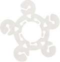 Efavormart 100-Piece Flower Balloon Clip Connectors by efavormart