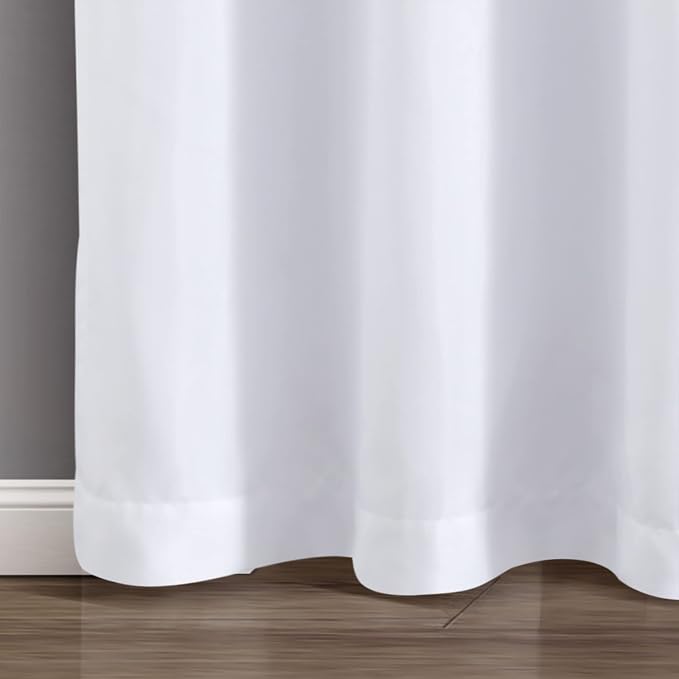 Lush Decor Night Sky Window Curtain Panel, Single 100"W x 84"L Black & White - Image 5