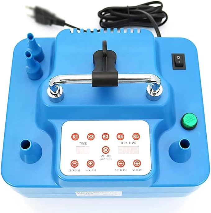 Electric Air Pump Blower, Professional Double Hole Inflator, Inflatable Timing - Image 5