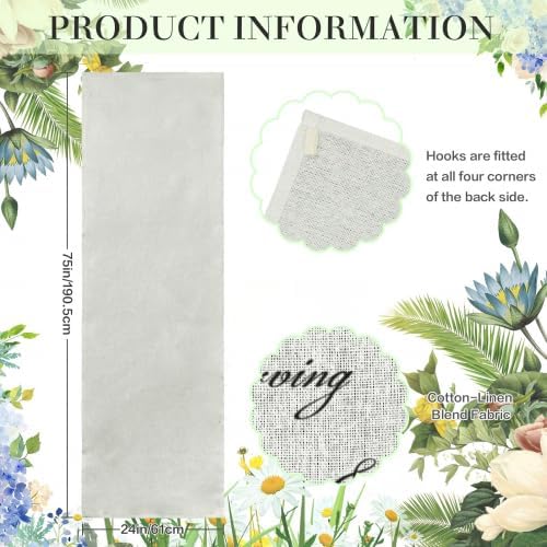 Personalized Wedding Welcome Sign Linen Fabric Banner - Image 7