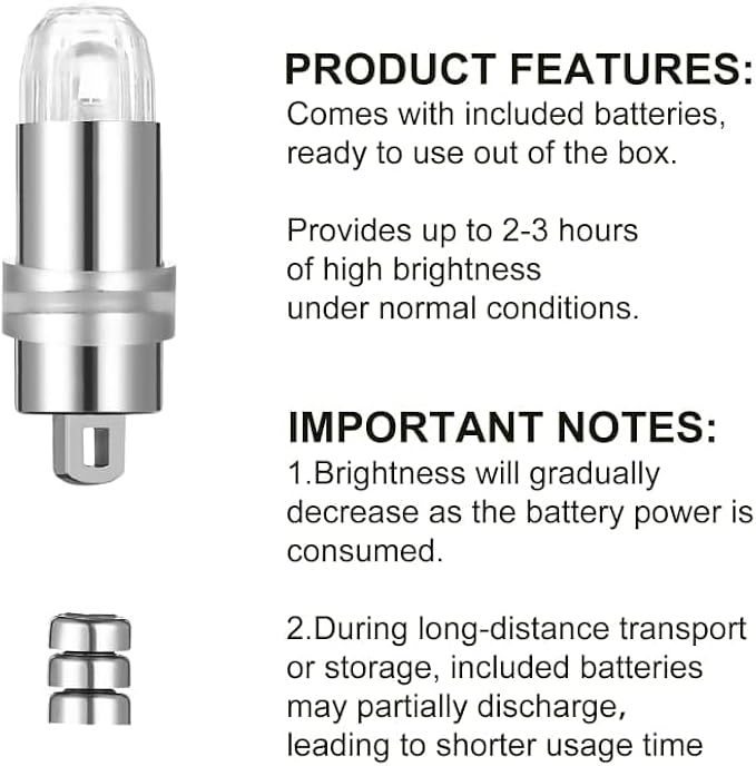 LIAHO 24x Battery Operated LED Party Lights, Waterproof - Image 3