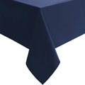 Hiasan Square Tablecloth - Waterproof Washable Polyester Table Cloth for Dining Room Kitchen Party Camping, Navy Blue, 54 x 54 Inch