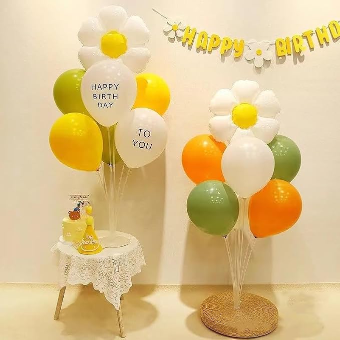 Jiesky 7 Sets 28 Inch Balloon Stand Kits, Balloon Sticks - Image 5