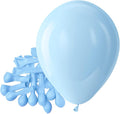 Bezente Pastel Blue Latex Matte Party Balloons 150 Pack 5 inch Small | Light by Bezente