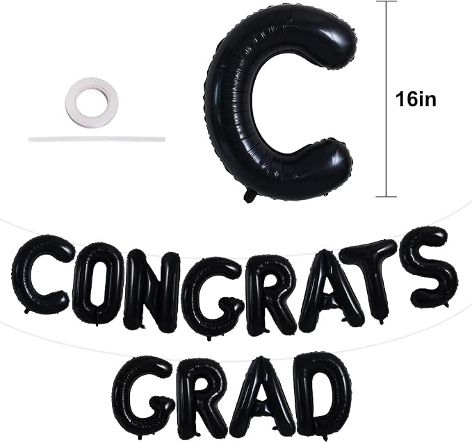 TONIFUL 2026 Congrats Grad Balloons - Image 2