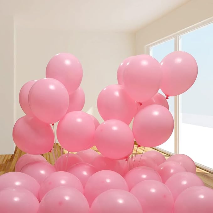 300 Pack Light Pink Balloons 12 inch Pink Latex Party Balloon Bulk - Image 5