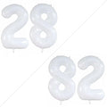 Number 28 Balloons for 28th Birthday Party Decorations, 42 Inch Jumbo Foil by GOER