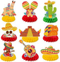 Fiesta Party Decorations - Cinco De Mayo Honeycomb for Table Centerpieces | Cinco De Mayo Decorations for Taco, Mexican Theme Birthday Accessories Party Favors Decor Supplies Indoor Outdoor by OHOME