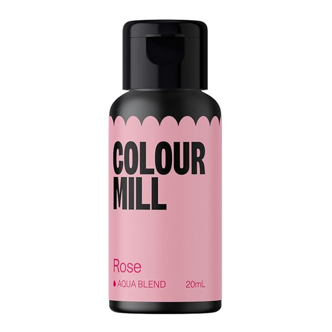 Colour Mill Aqua Blend Water-Based Food Coloring, 20 Milliliters Rose